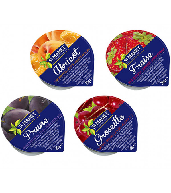 St Mamet confiture assorti 20g x 120