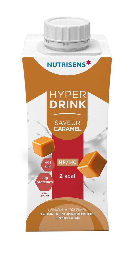 NS hyperdrink 2Kcal karamelsmaak 200ml x 24 HP/HC