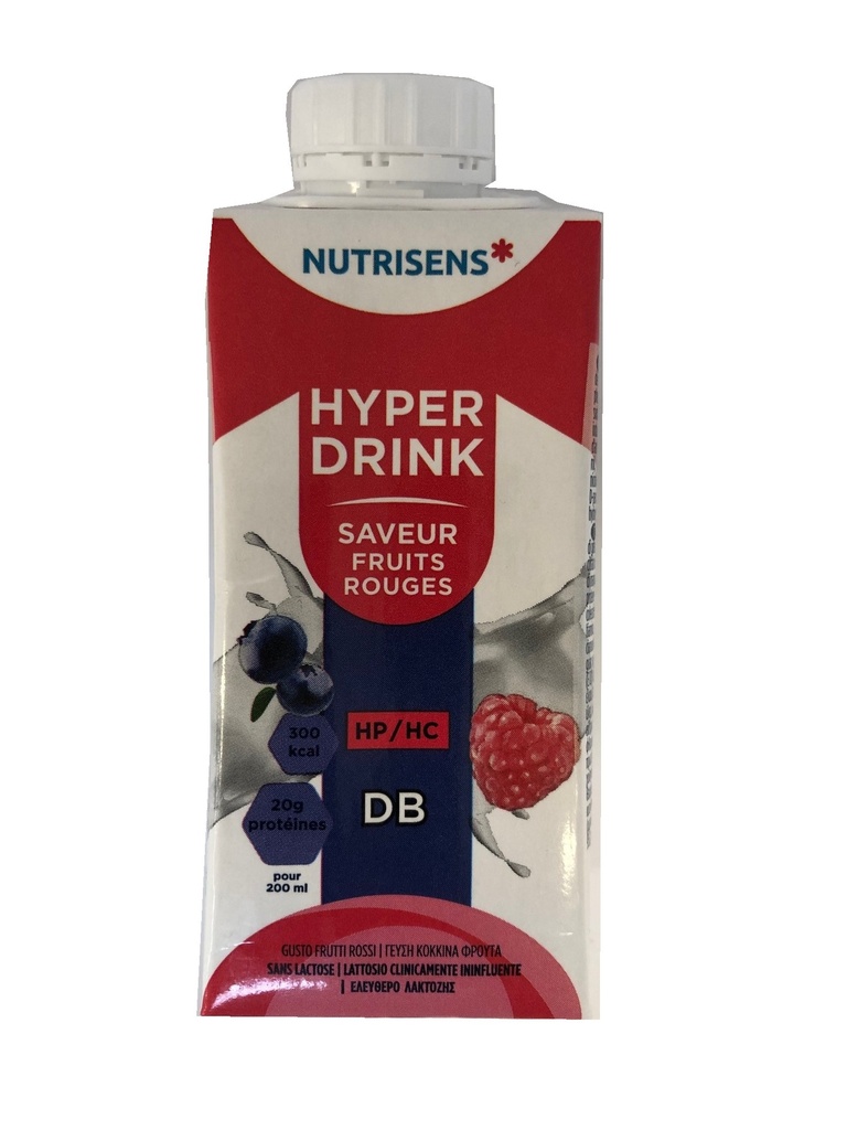 NS hyperdrink DB red fruit flavour 200mlx24 HP/HC