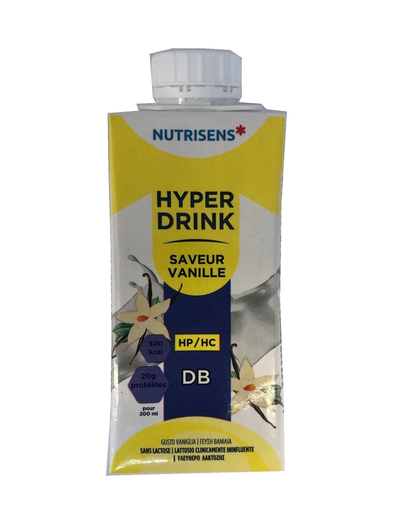 NS hyperdrink DB vanilla flavour 200ml x 24 HP/HC