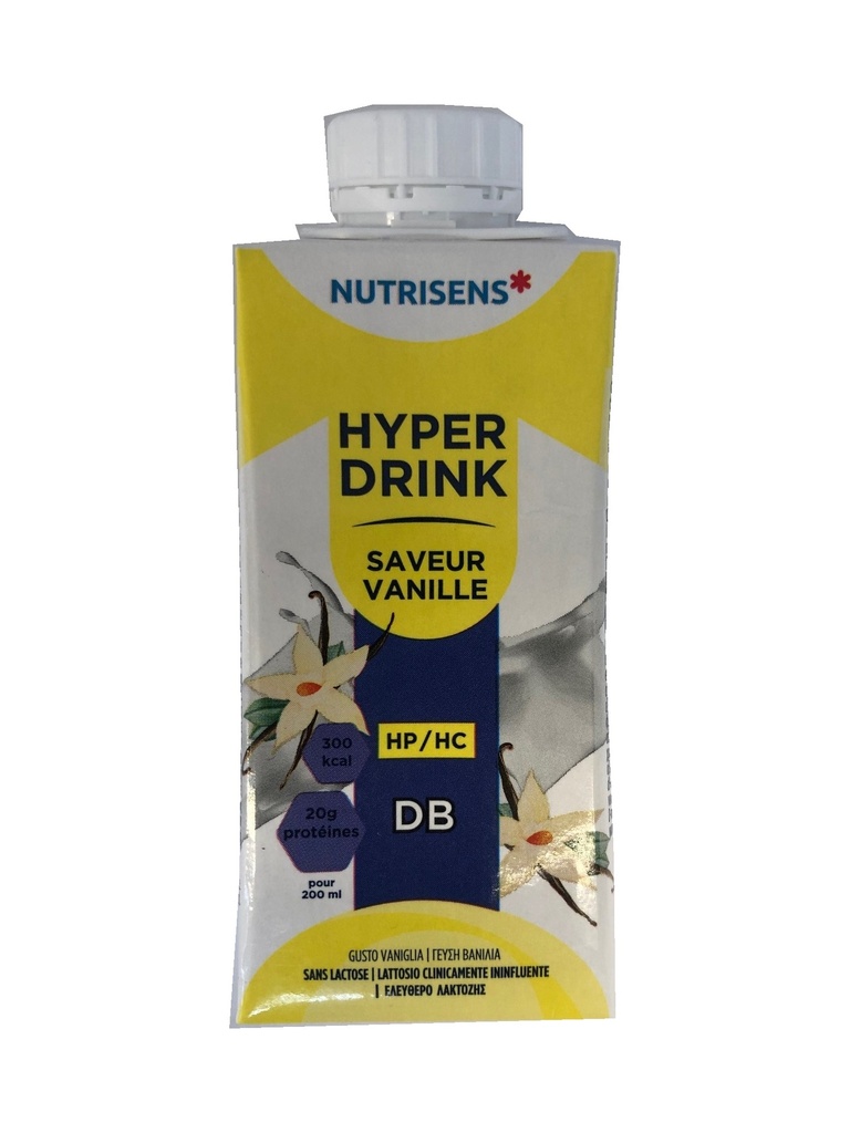 NS hyperdrink DB vanillesmaak 200ml x 24 HP/HC