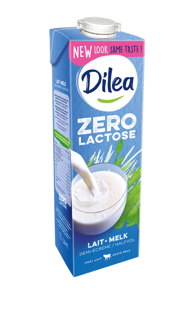 Dilea zero lactose boisson lactée demi-écrémée  1L