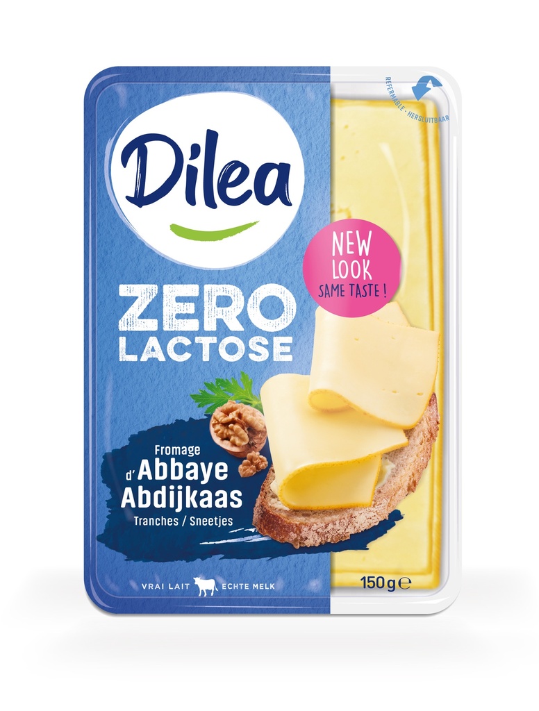 Dilea zero lactose sneetjes abdijkaas 150g