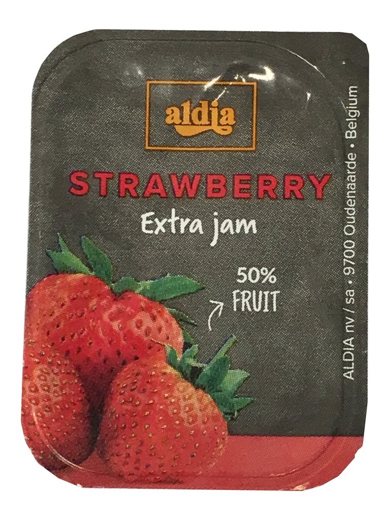 Aldia confiture fraises 25g x 100