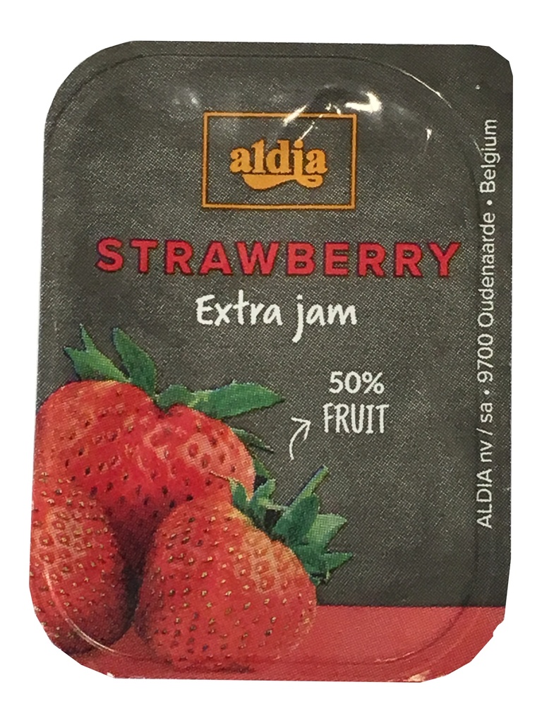 Aldia confituur aardbeien 25g x 100