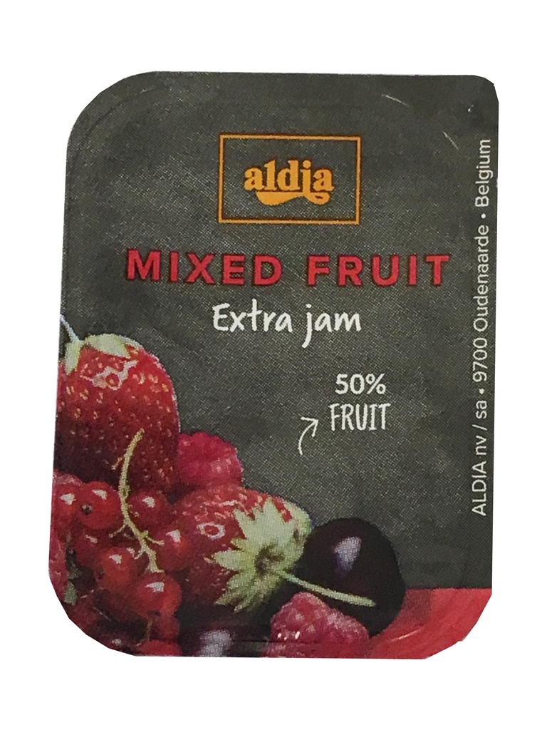 Aldia confituur 4-vruchten 25g x 100