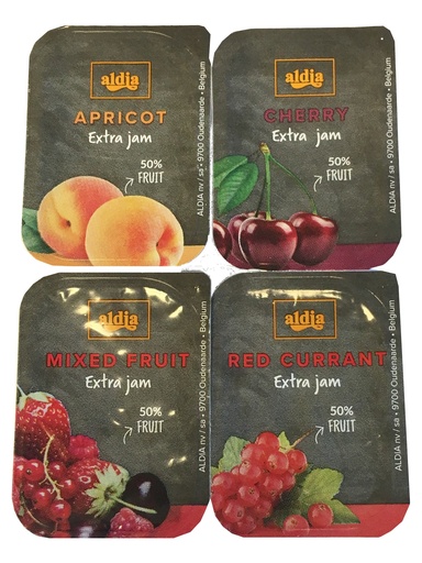 Aldia confiture assorti 25g x 100