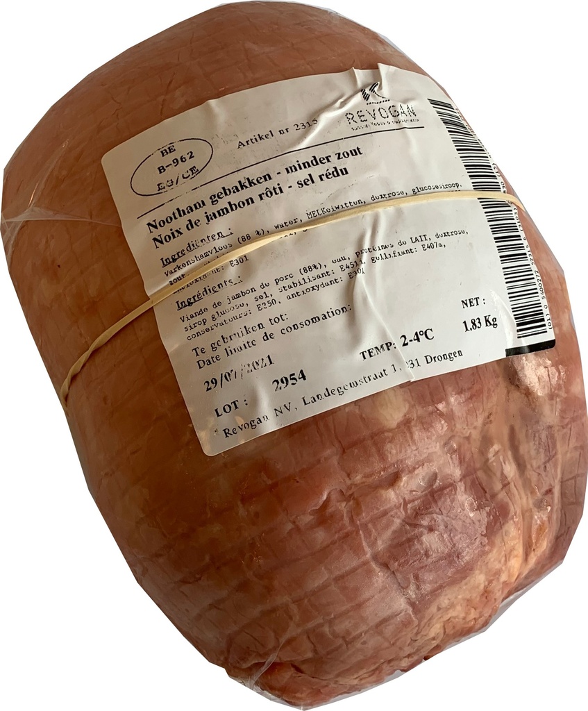 Revogan jambon à l'os cuit moins sel 2kg