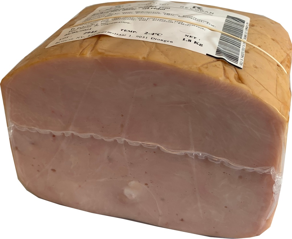 Revogan kalkoenham minder zout 1,75kg koel