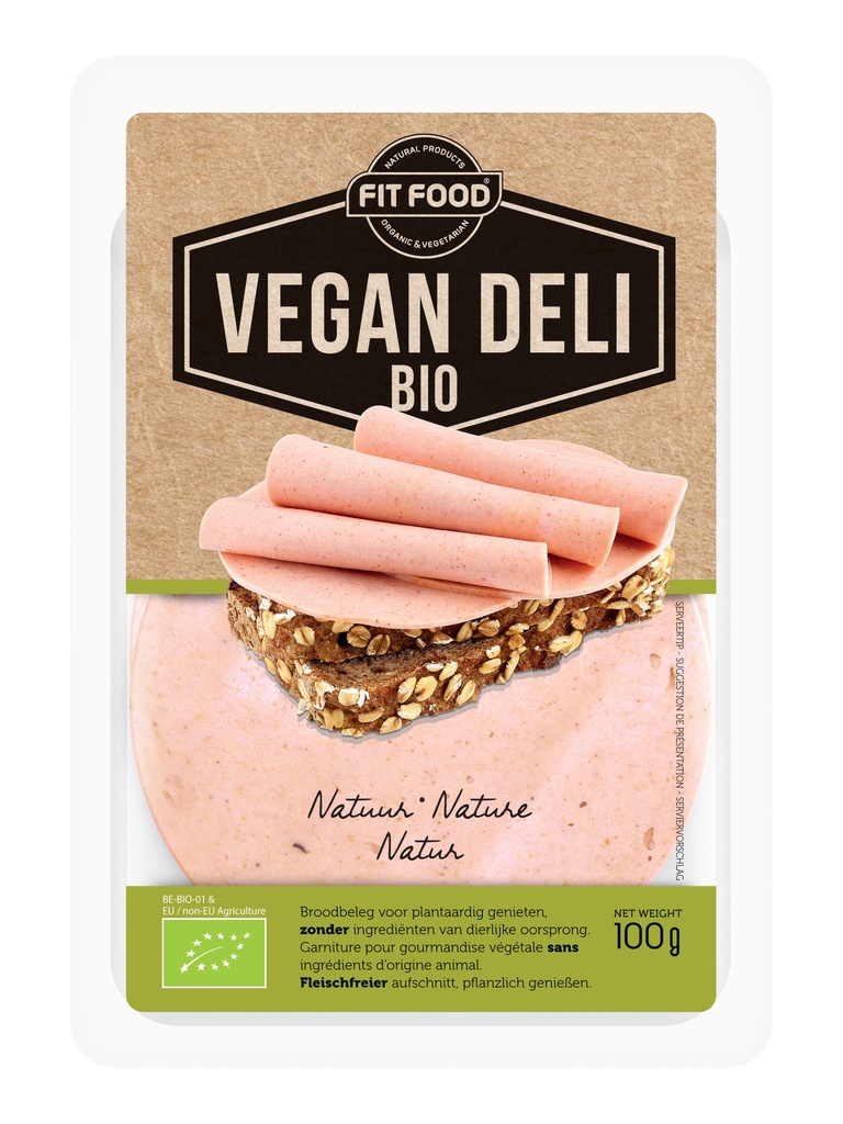 Vegan Deli broodbeleg natuur bio 100g