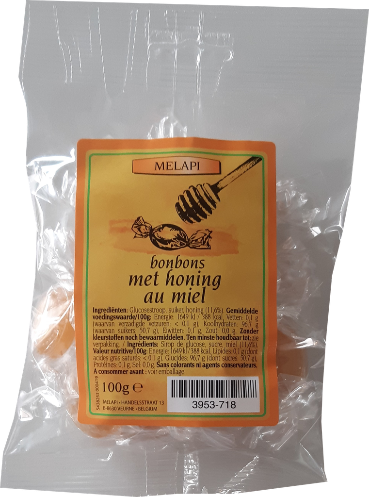 Melapi bonbons au miel 100g