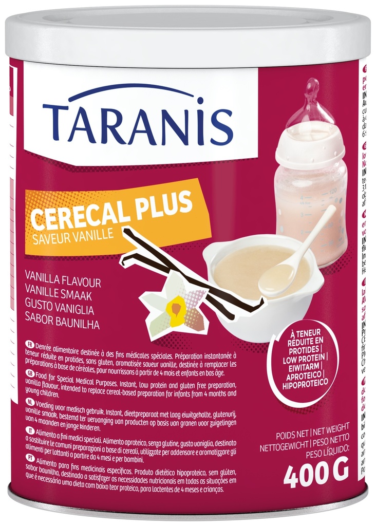 Taranis cerecal plus vanille 400g - 1555325