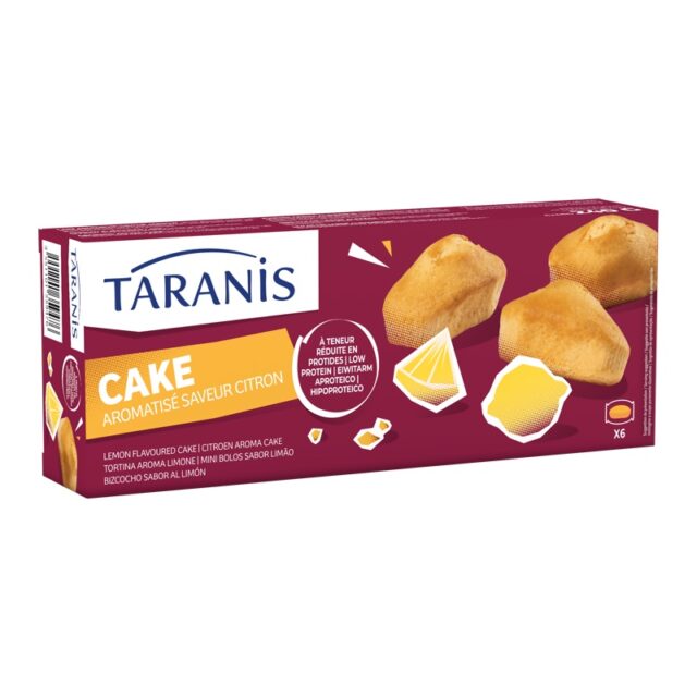 Taranis cake saveur citron 6pcs 240g