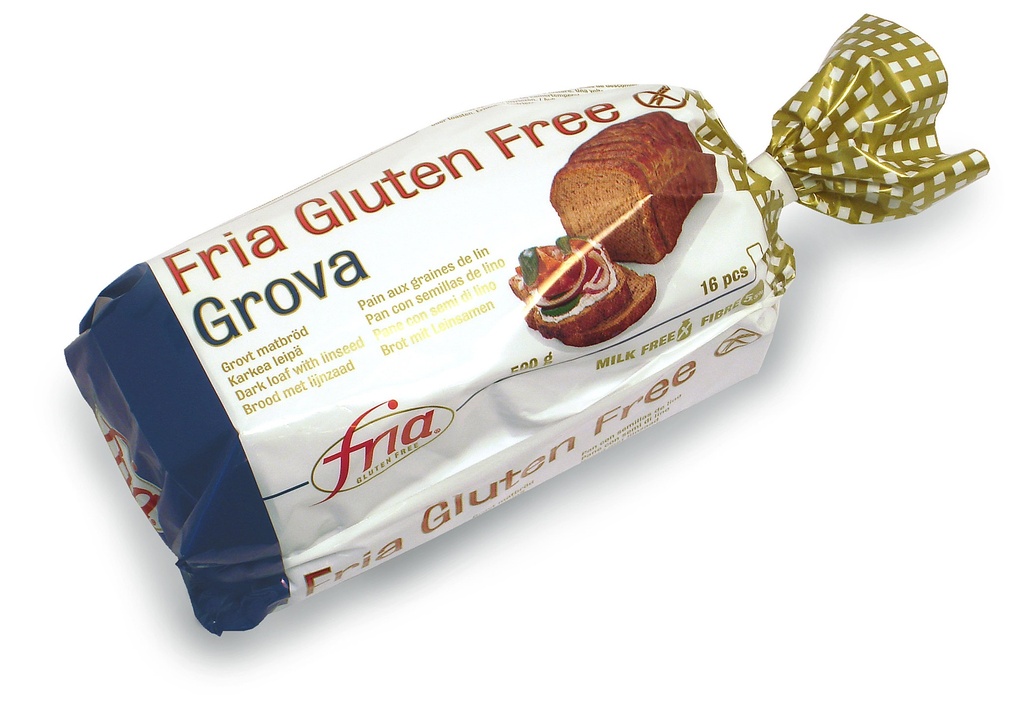 Fria dark sliced loaf with linseed 500g frozen