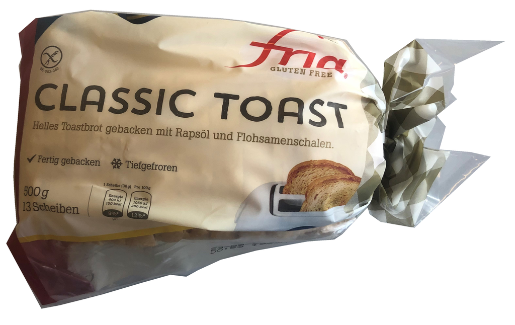 Fria classic toast 500g diepvries