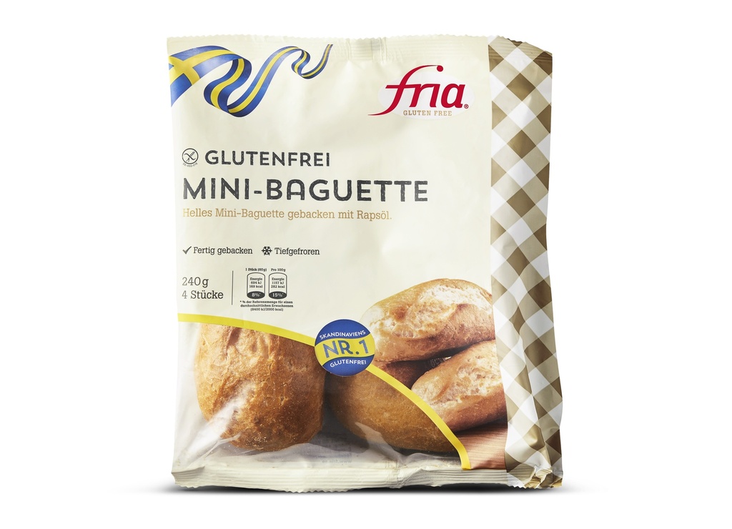 Fria mini baguette 4pcs 240g frozen