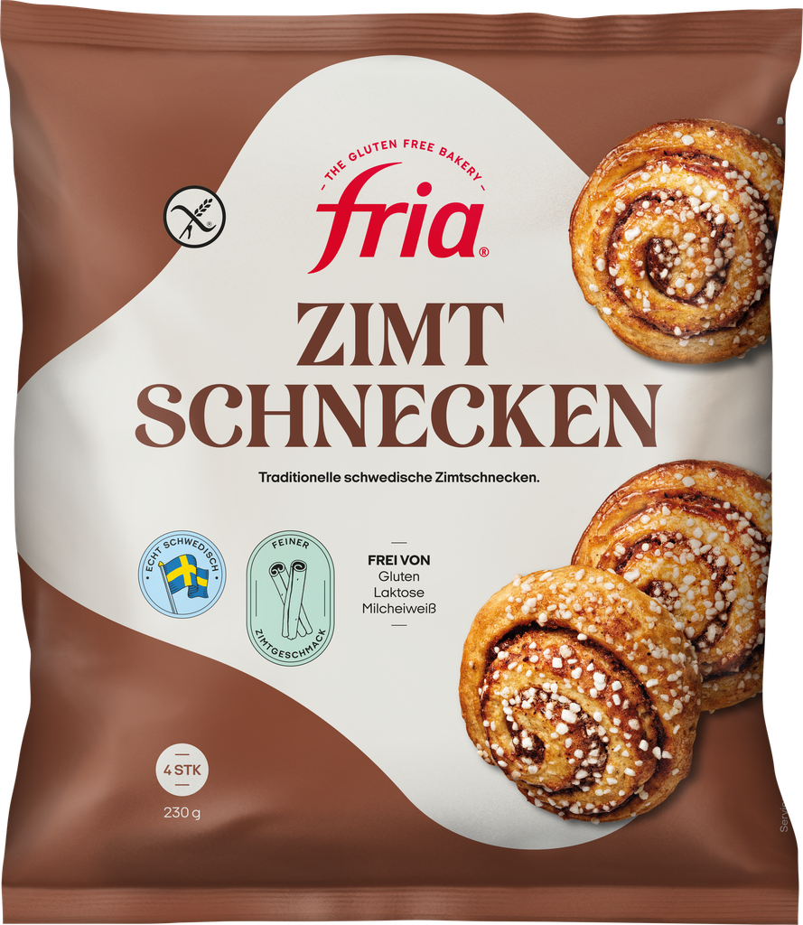 Fria kaneelrolletjes 4st 230g diepvries