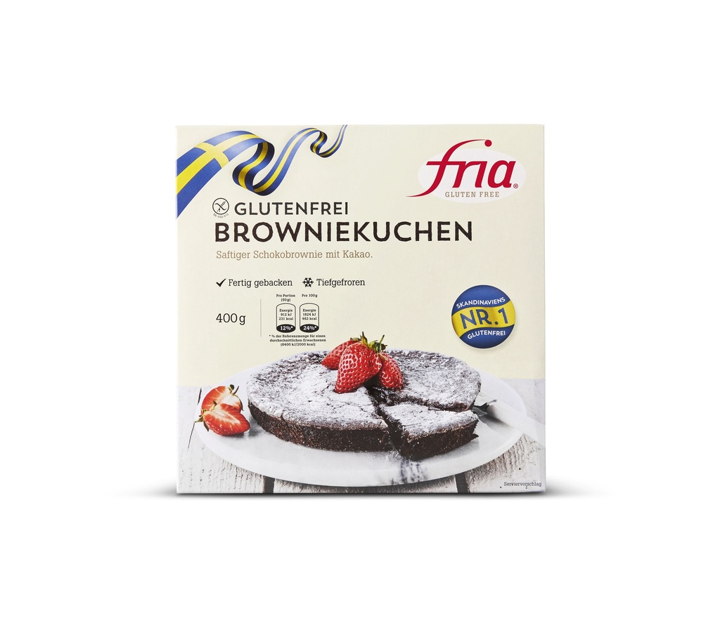 Fria Zweedse chocolade cake 400g diepvries