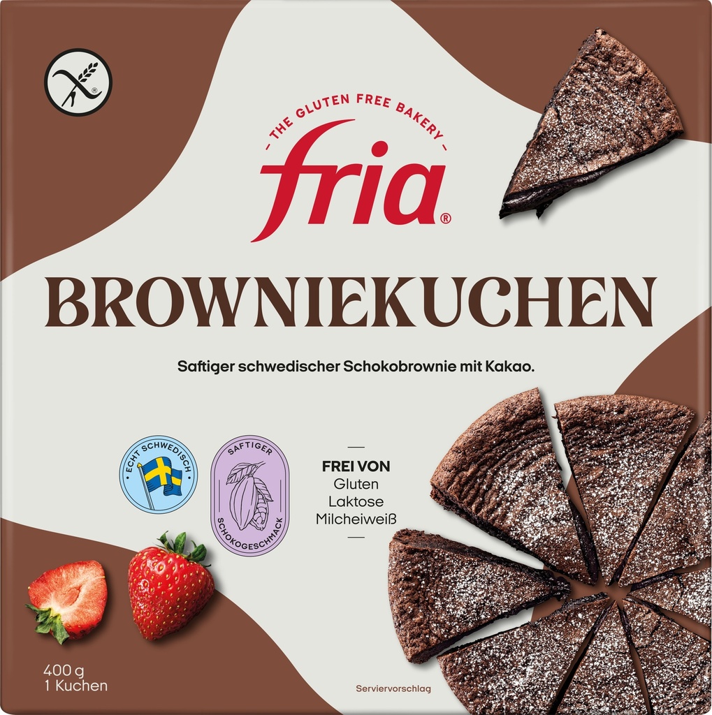 Fria Zweedse chocolade cake 400g vries