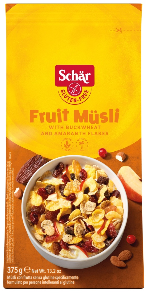 Schär muesli-fruit 375g