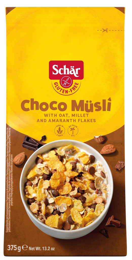 Schär choco muesli 375g