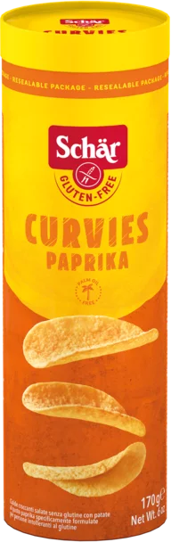 Schär curvies paprika 170g