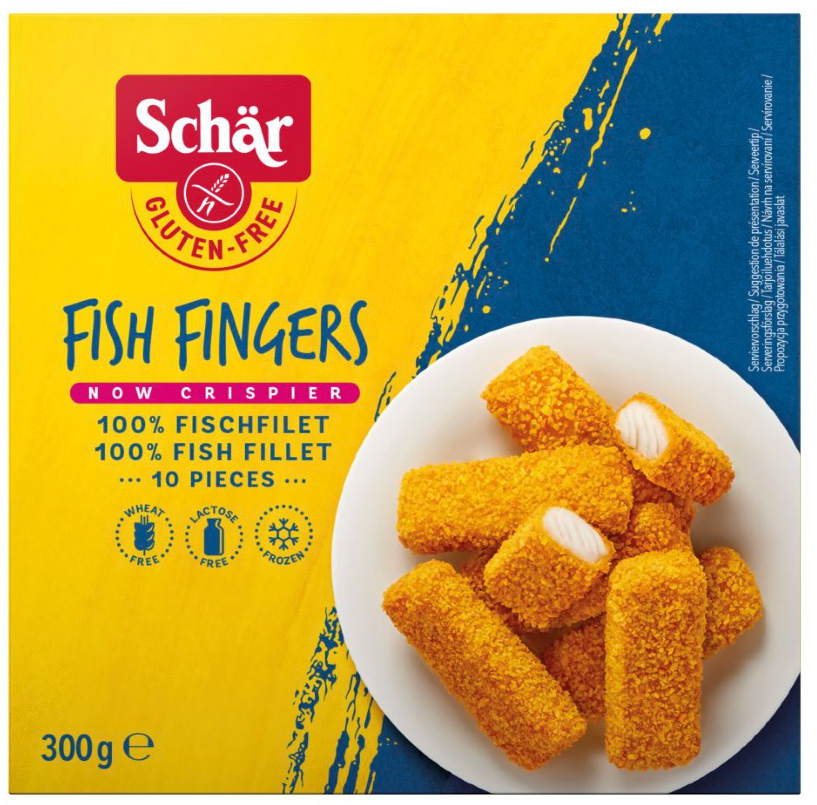 Schär fish fingers 300g diepvries