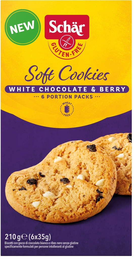 Schär soft cookies white chocolate and berry 210g - 4717716