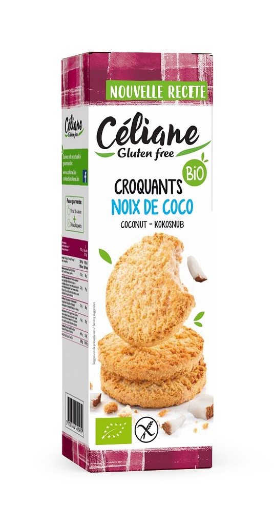 Céliane coconut biscuits organic 150g