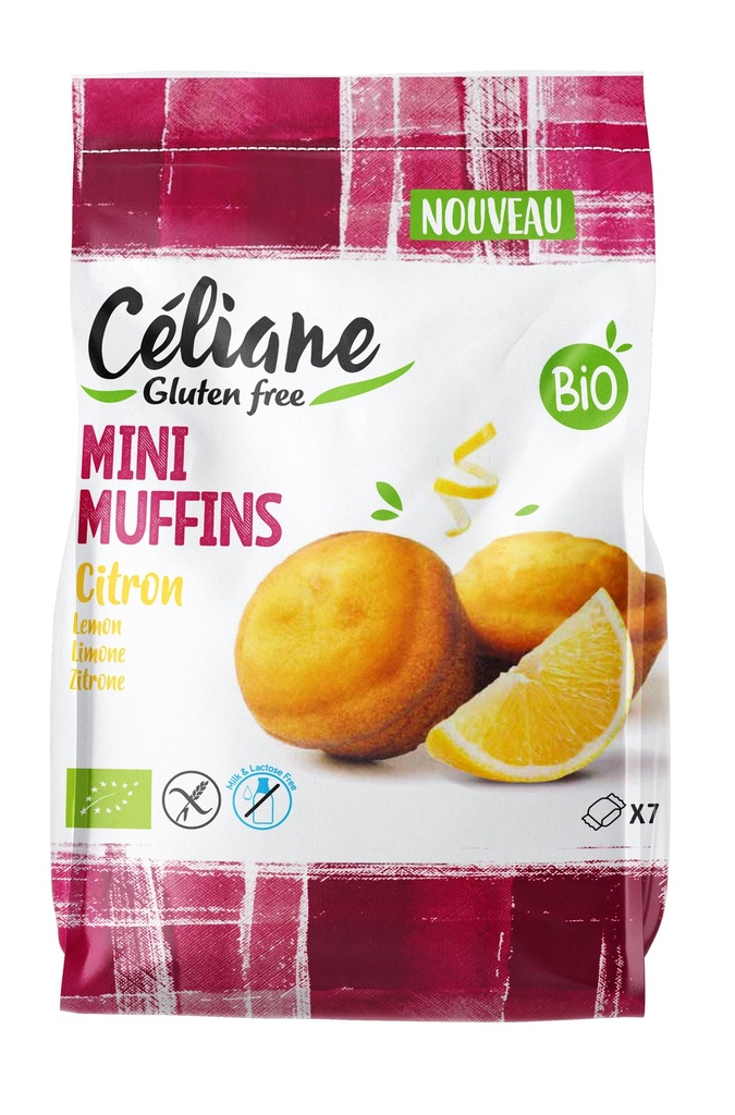 Céliane mini muffin citron bio 200g