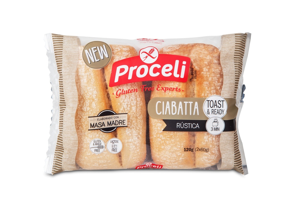 Proceli ciabatta rustica (2pcs) 120g