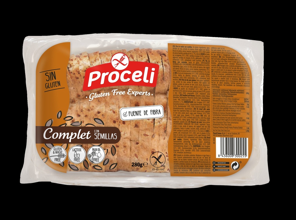 Proceli Mehrkornbrot 280g RTE