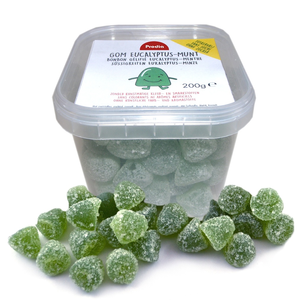 Prodia gom eucalyptus-munt 200g suikervrij - 3518123