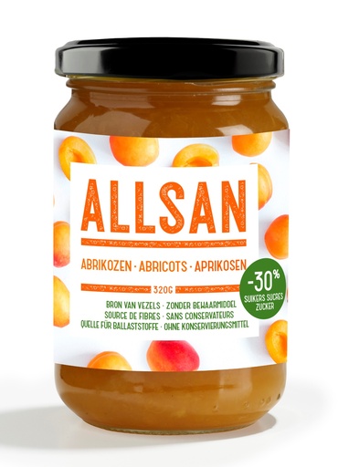 Allsan pâte à tartiner 320g abricots