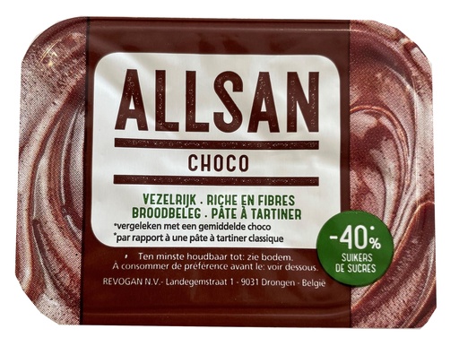 Allsan pâte à tartiner choco 25gx100