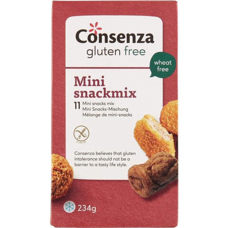 Consenza mini snackmix 234g diepvries