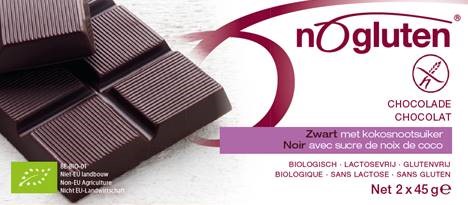 Nogluten chocolat noir bio 2 x 45g