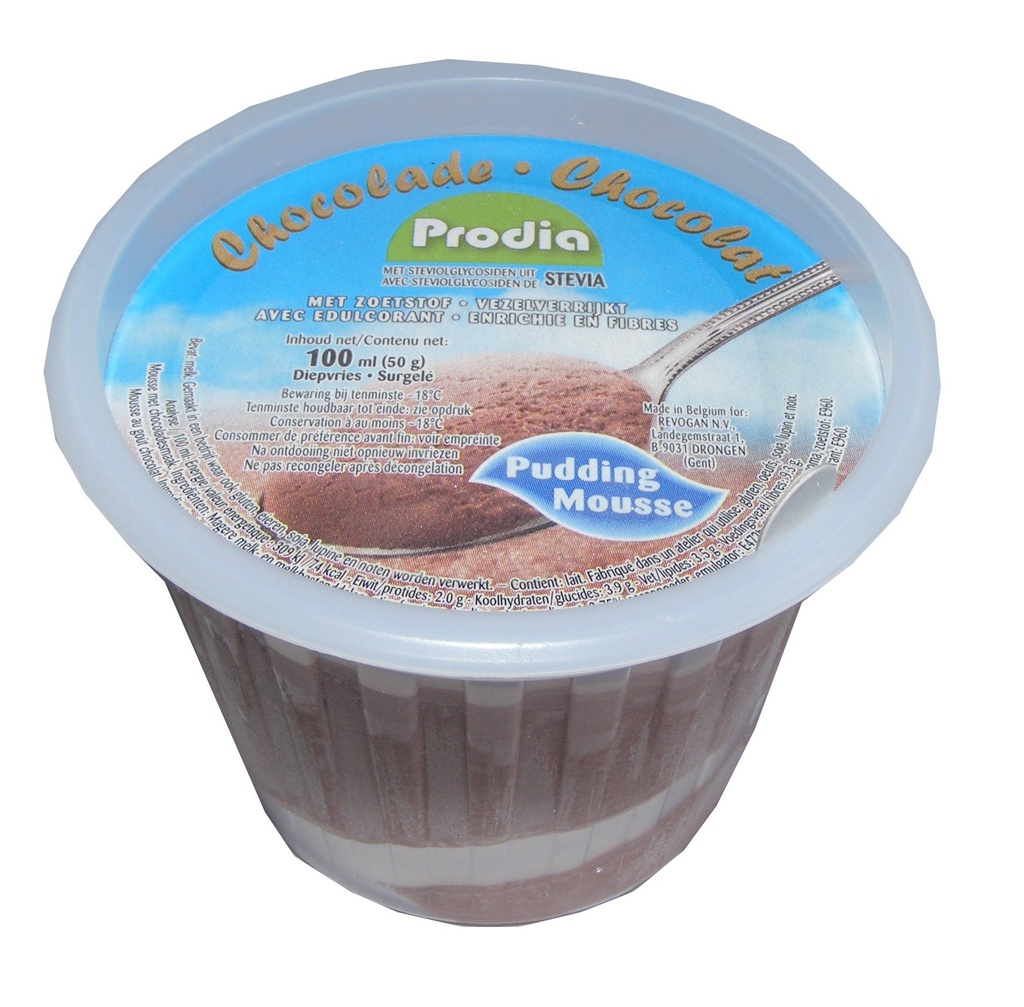 Prodia chocolate mousse 100ml-24pcs frozen