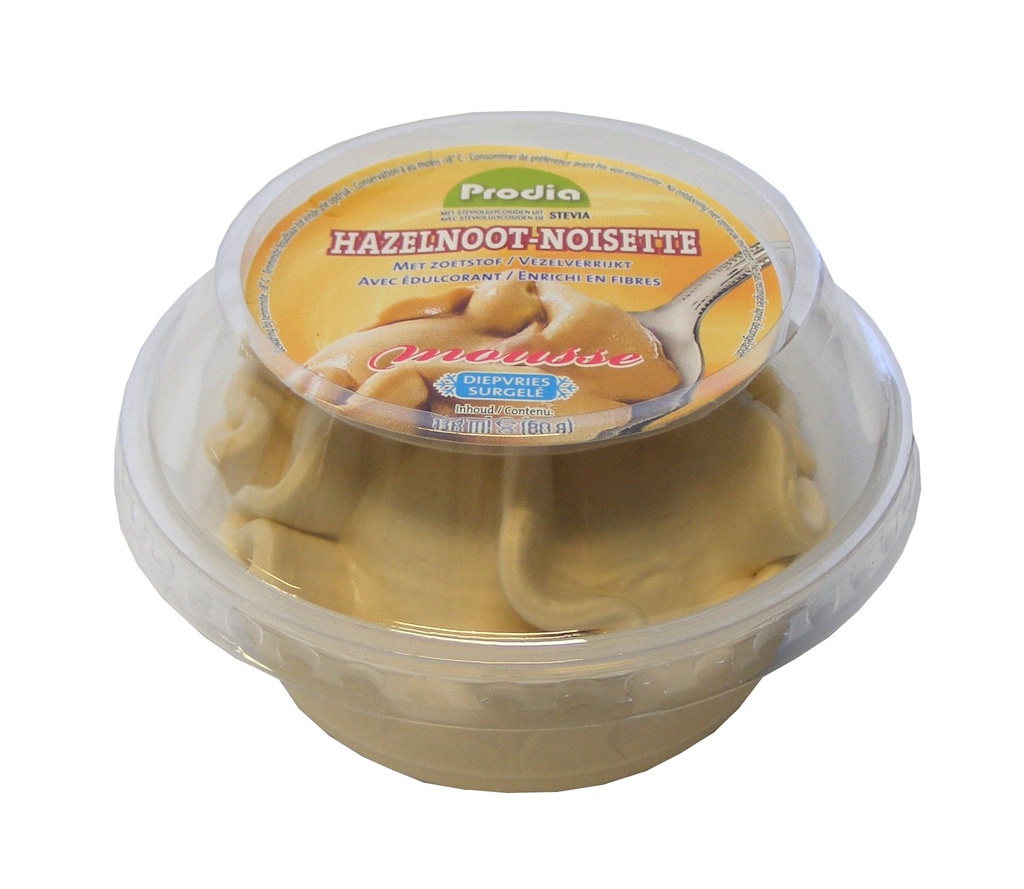 Prodia coupe mousse hazelnut 120ml-12pcs frozen