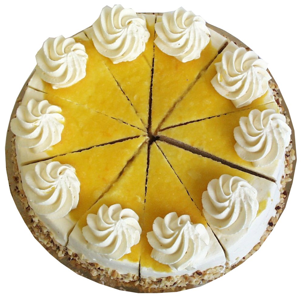 Prodia taart biscuit sinaas-ananas 66g x 10 suikerarm vries