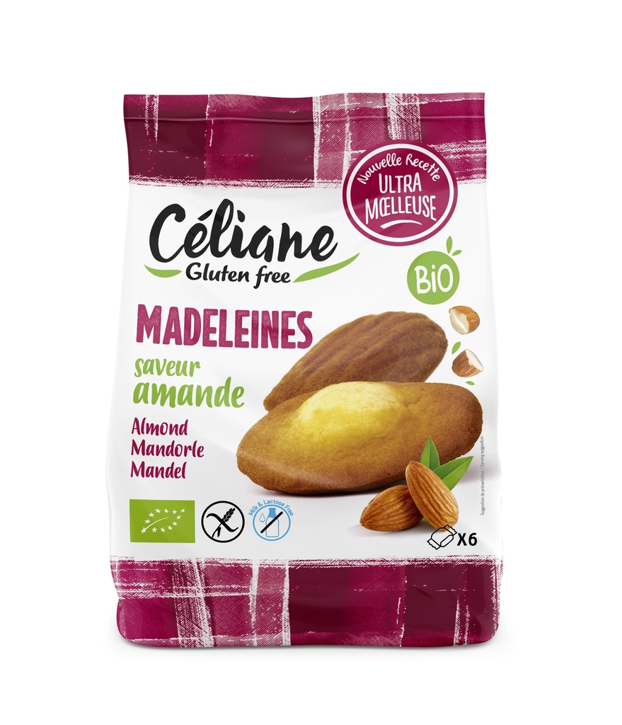 Céliane madeleine amandel bio 6st 180g - 2974236