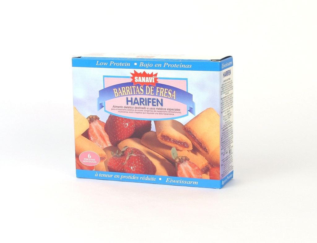 Sanavi Harifen biscuits fourrés fraise 125g