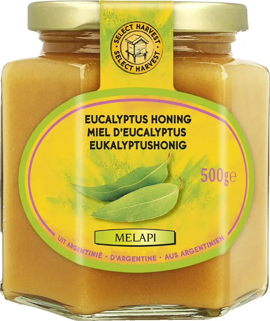 [5014] Melapi honing eucalyptus vast 500g - 3258142