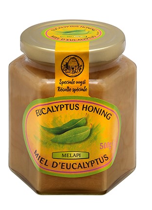 Melapi miel d'eucalyptus dur 500g