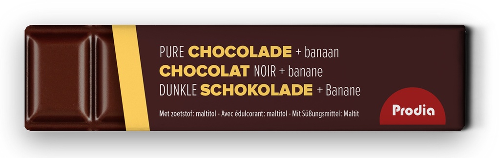 Prodia bar chocolat noir banane 35g x 20