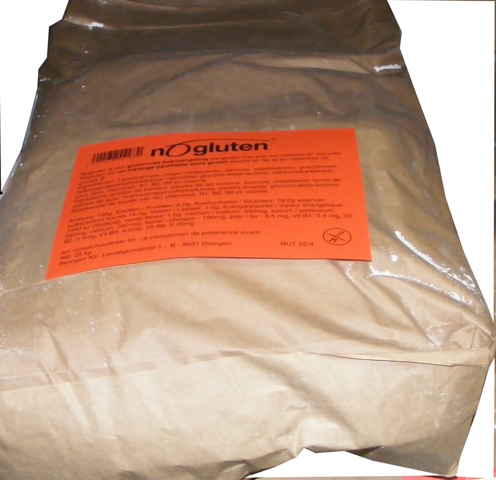 Nogluten baking mix plus 25kg