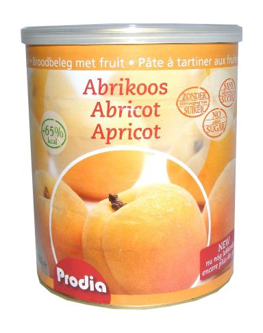 Prodia broodbeleg 800g abrikoos  maltitol