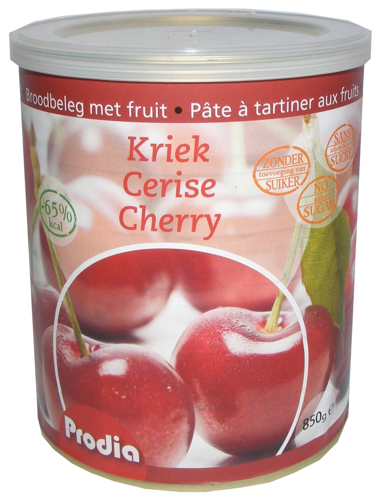 Prodia pâte à tartiner 800g cerise maltitol