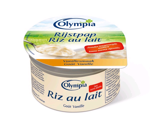 Olympia riz au lait goût vanille 100g x 24 édulc