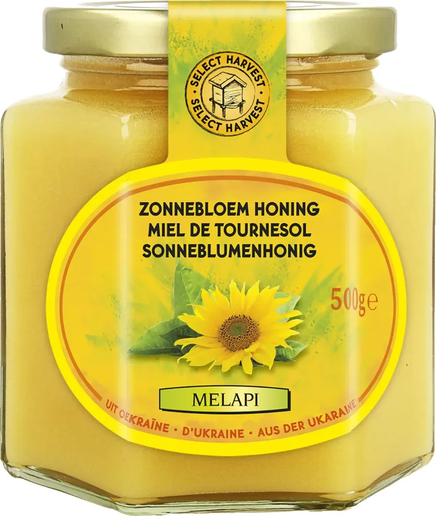 [5536] Melapi honing zonnebloem vast  500g - 1123280